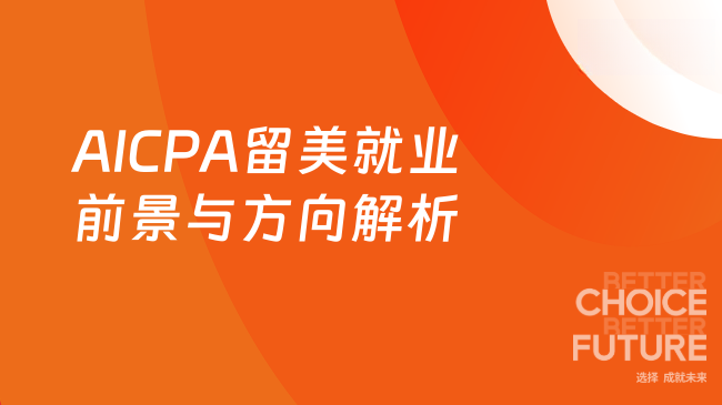 2025年AICPA留美就业前景与方向解析